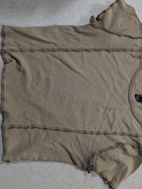 Forever 21 Beige Crewneck Tee
